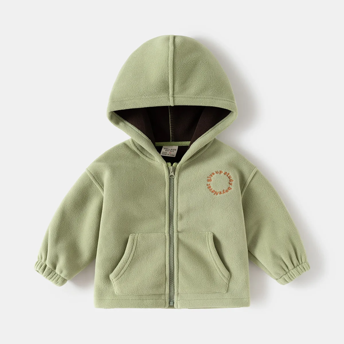 Chaqueta con capucha de lana Polar cálida para niños