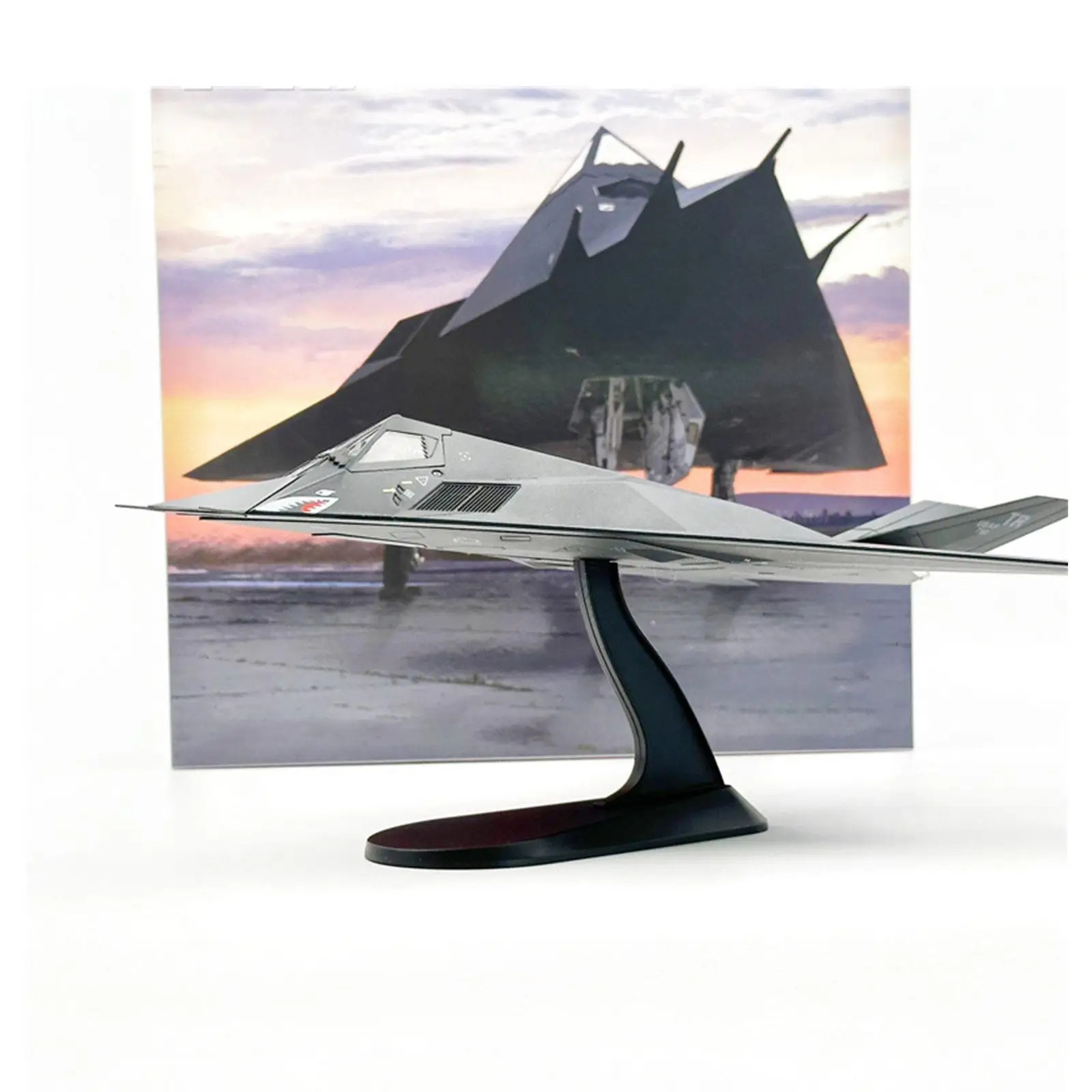 Modelo avión de combate Nighthawk en metal fundido para coleccionar - imagen 4