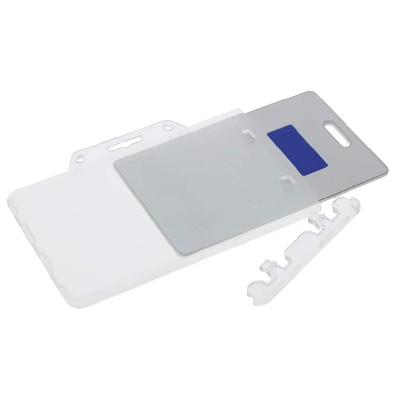 Porta credenciales transparente para enfermera – ABS resistente - imagen 4