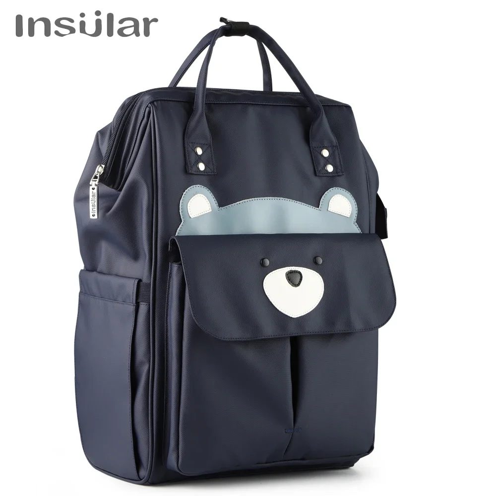 Bolsa de pañales impermeable con viñetas animales INSULAR - imagen 3
