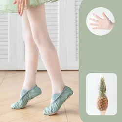Medias de ballet blancas ultrafinas para niñas – punta reforzada