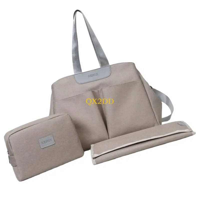 Bolso de pañales para mamá con cambiador, gran capacidad - imagen 3