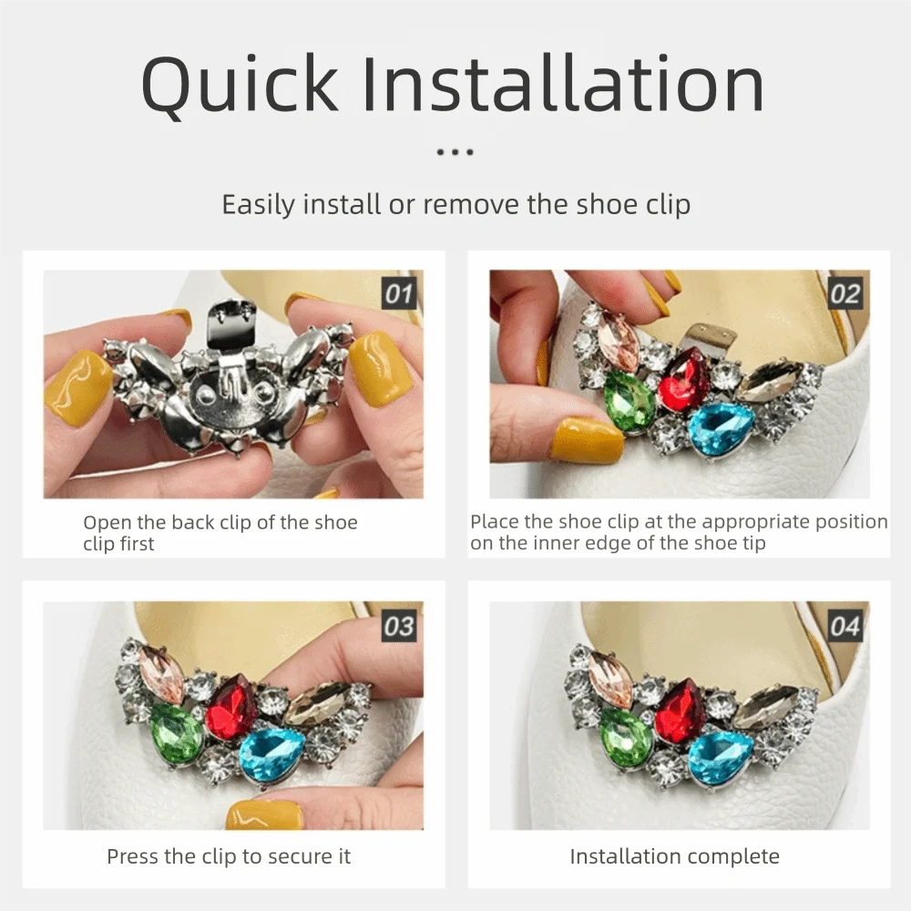 Par de clips para decoración
