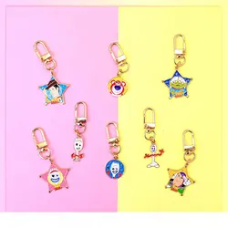 Llavero metálico Toy Story con Woody y Buzz para niños