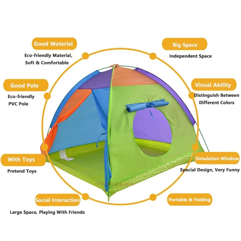 Casita tipi portátil en uso