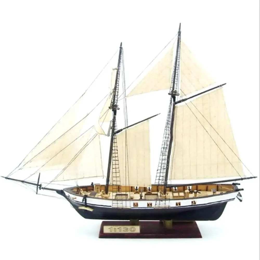 Maqueta de velero de madera para montar, hecho a mano