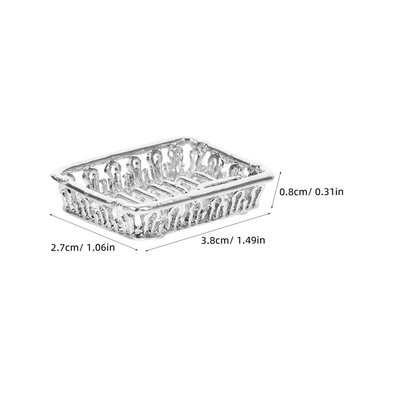 Escurridor de platos para muñecas realista, accesorio cocina - imagen 3