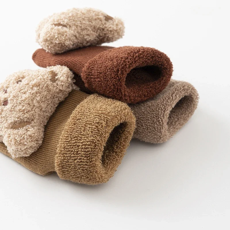 Calcetines antideslizantes de algodón para bebé 0-6 meses – Suela suave - imagen 3