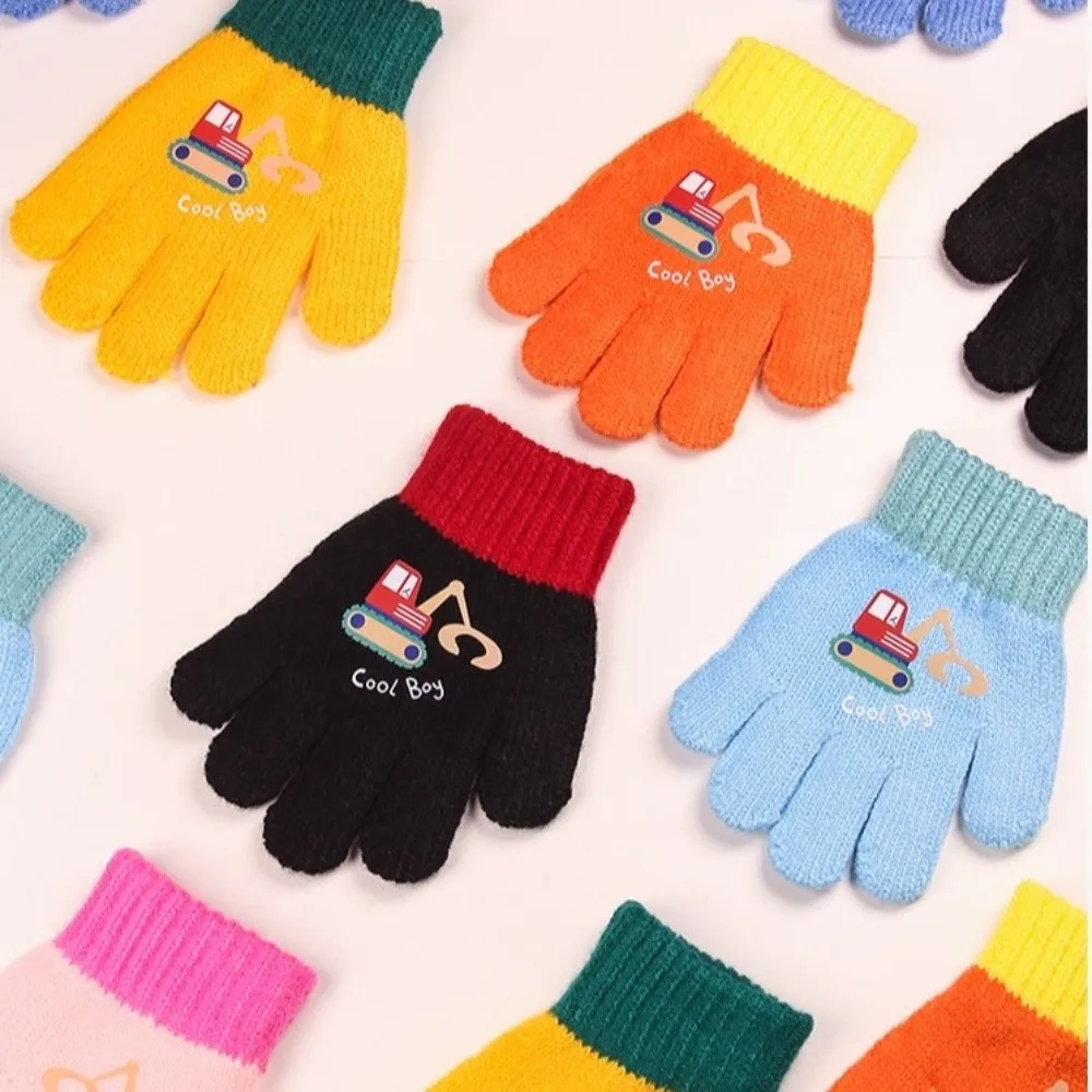 Guantes de punto con dibujos para niños – Invierno - imagen 4