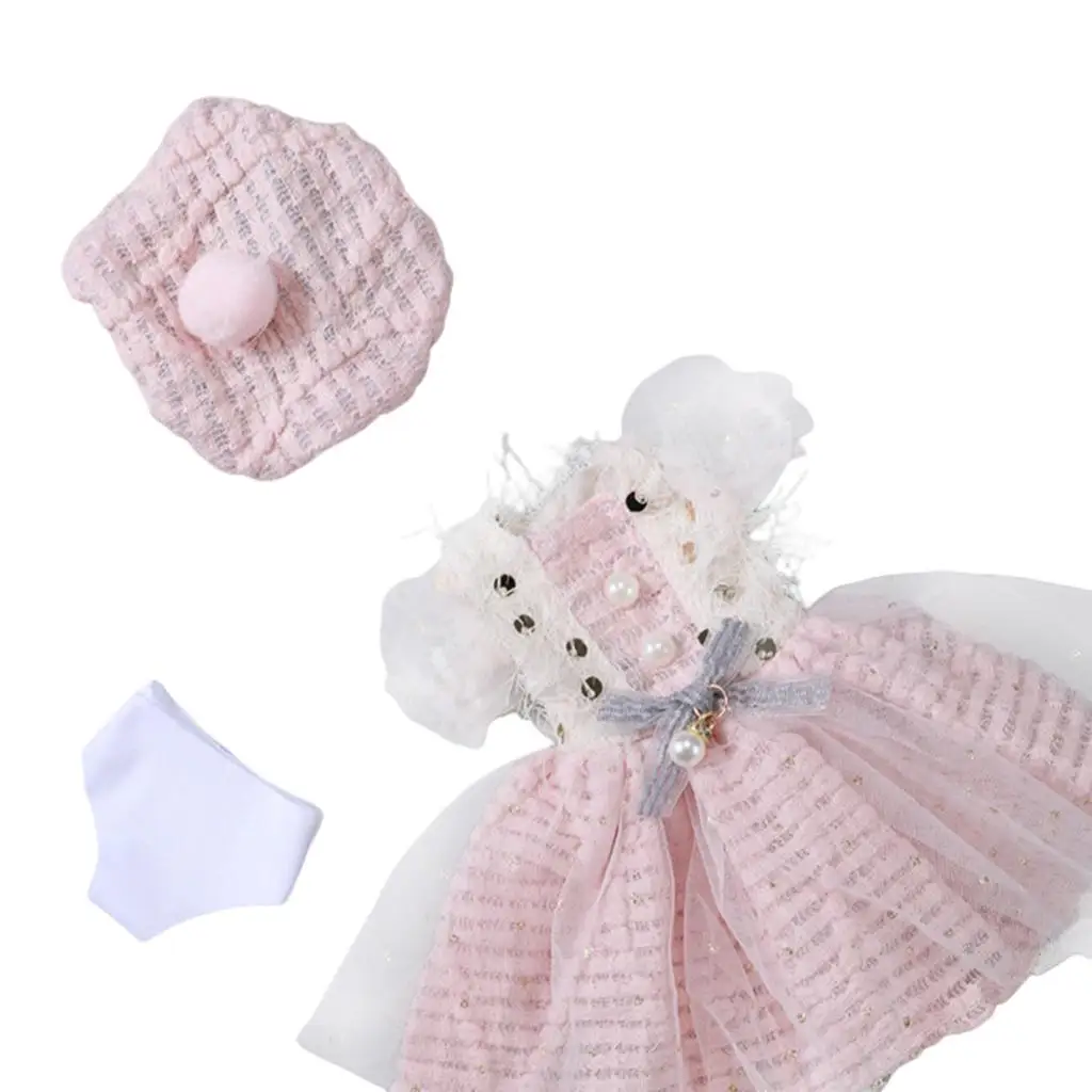 Conjunto de ropa para muñecas Bitty, traje navideño hecho a mano - imagen 2