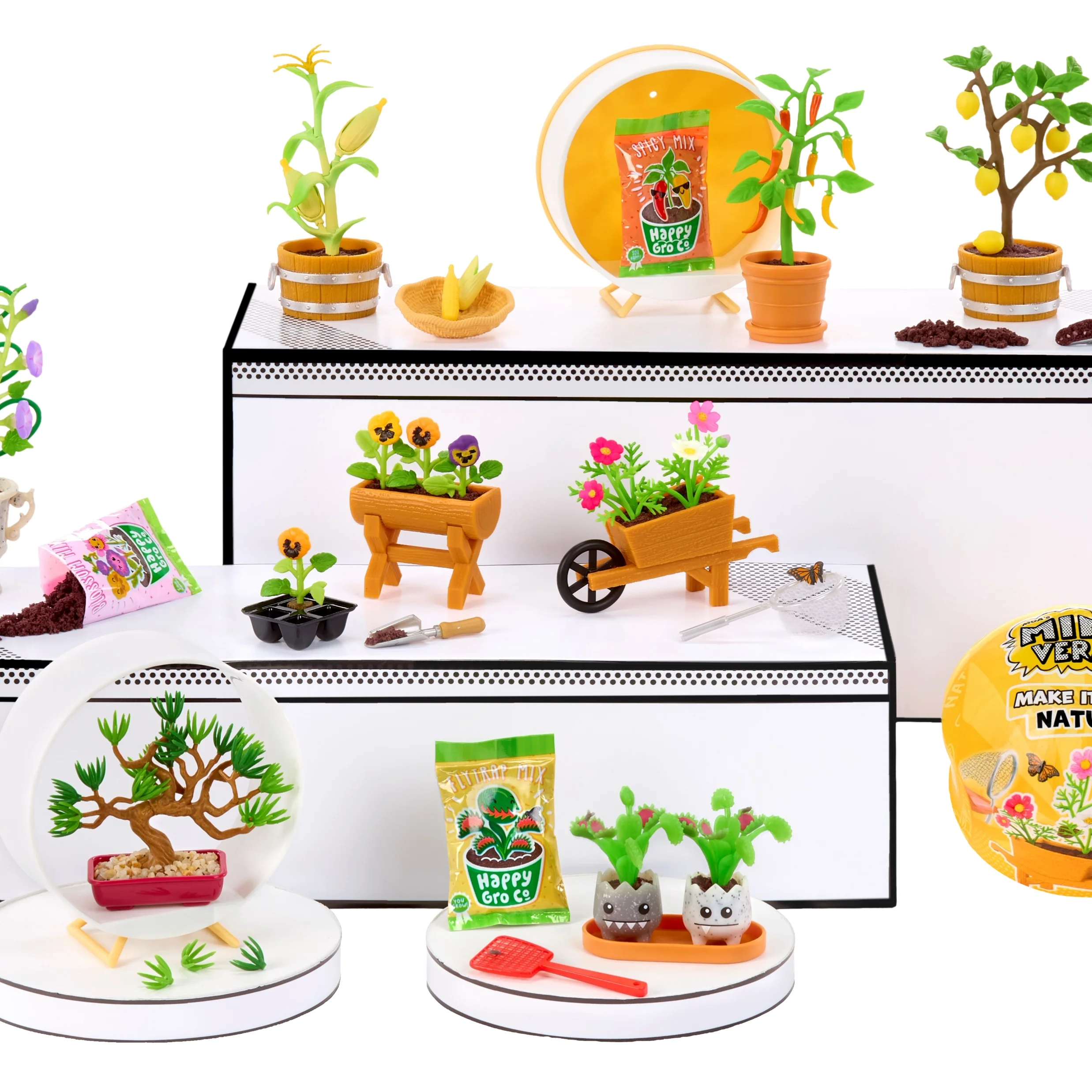 Miniverse Greenery juguete miniatura de planta en maceta regalo - imagen 5