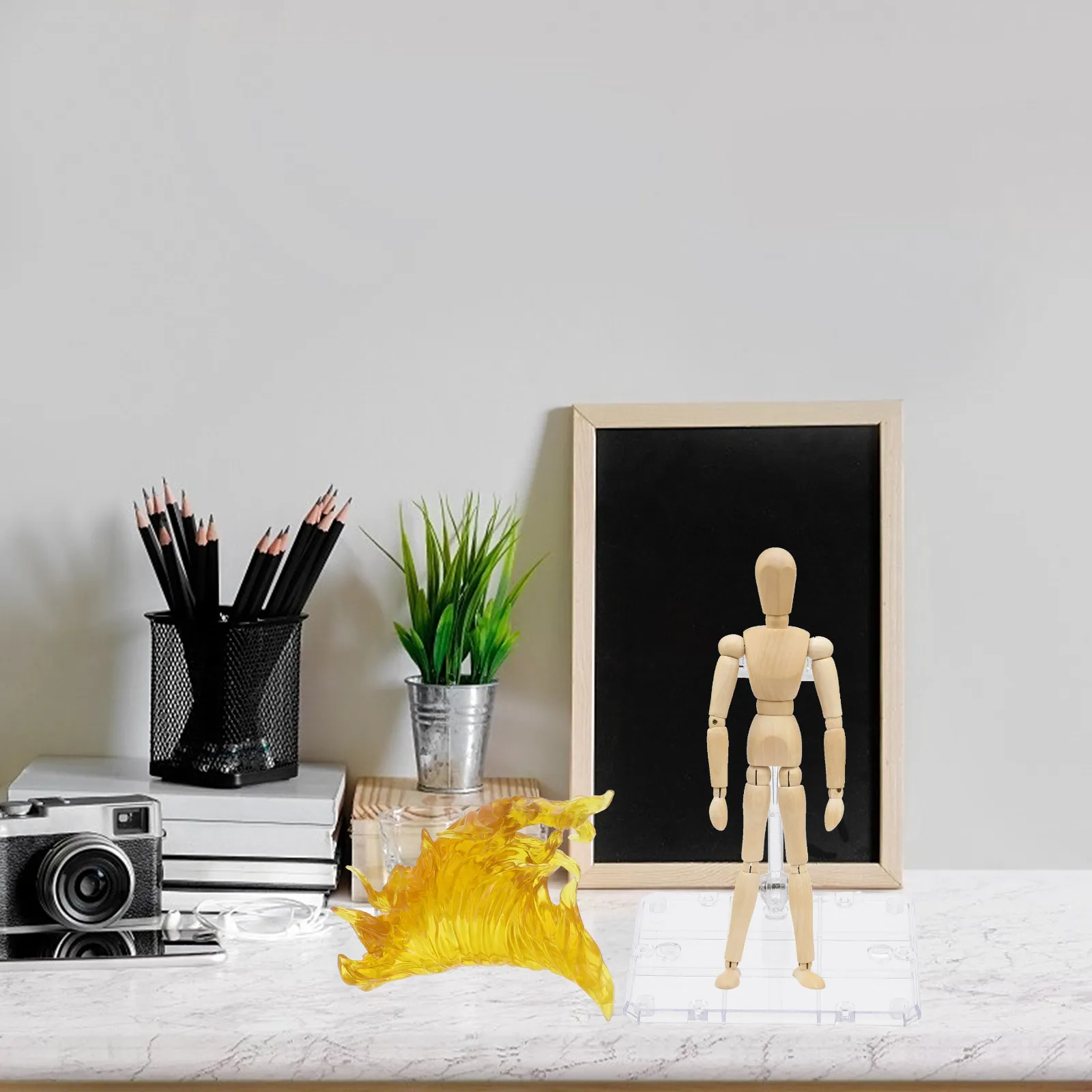 Soporte para figuras de acción efecto llama con base plana - imagen 2