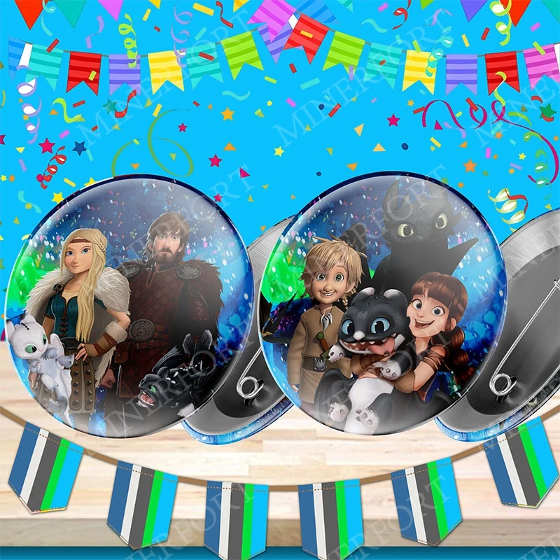 Broches decorativos de Cómo entrenar a tu dragón para niños - imagen 4