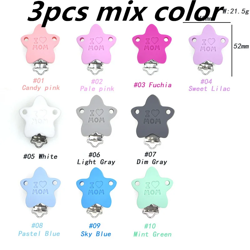Clips decorativos en diferentes diseños de animales y hojas