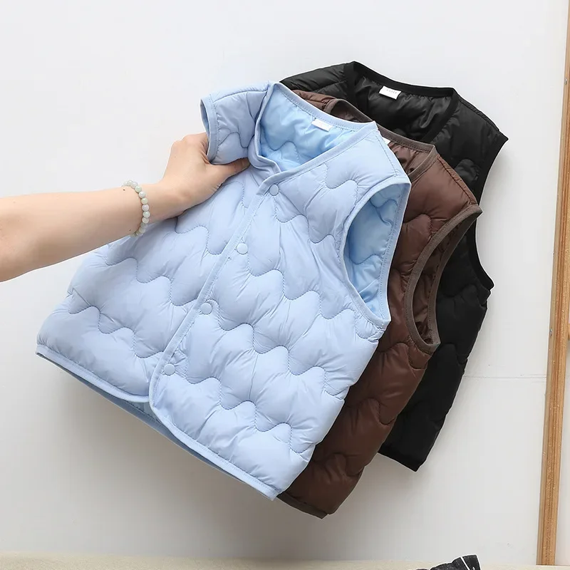Chaleco cálido sin mangas para niños – Otoño Invierno - imagen 4
