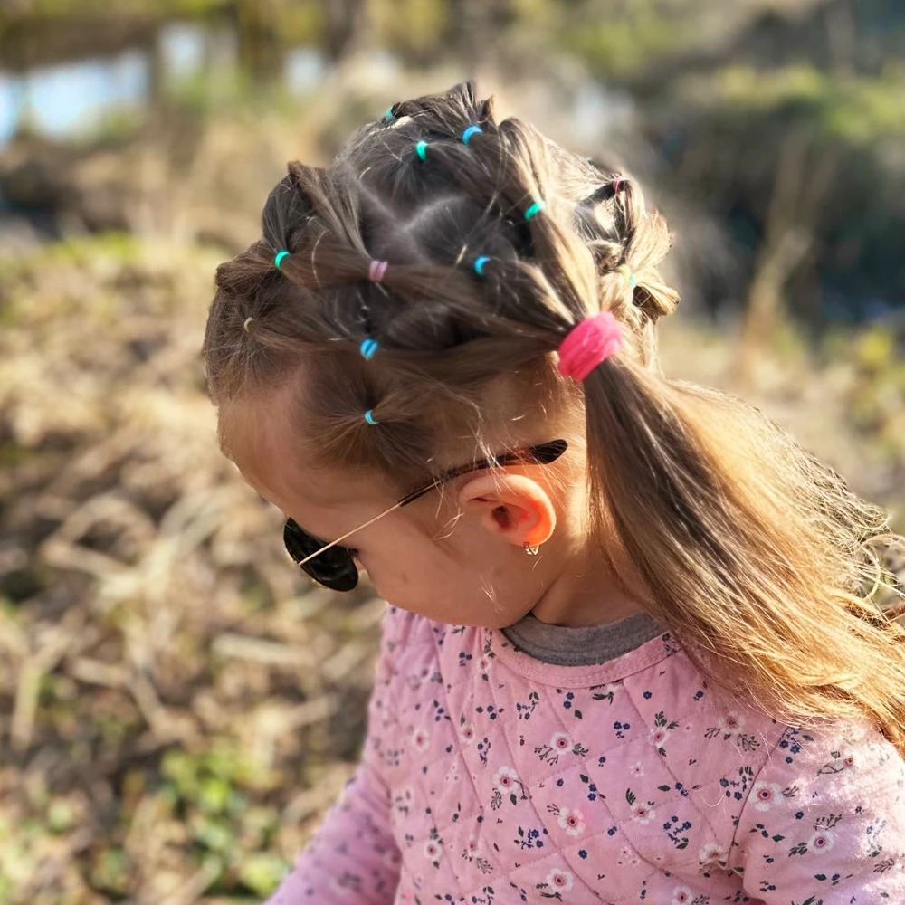 Bandas elásticas para el cabello de niños - Suaves y cómodas - imagen 2