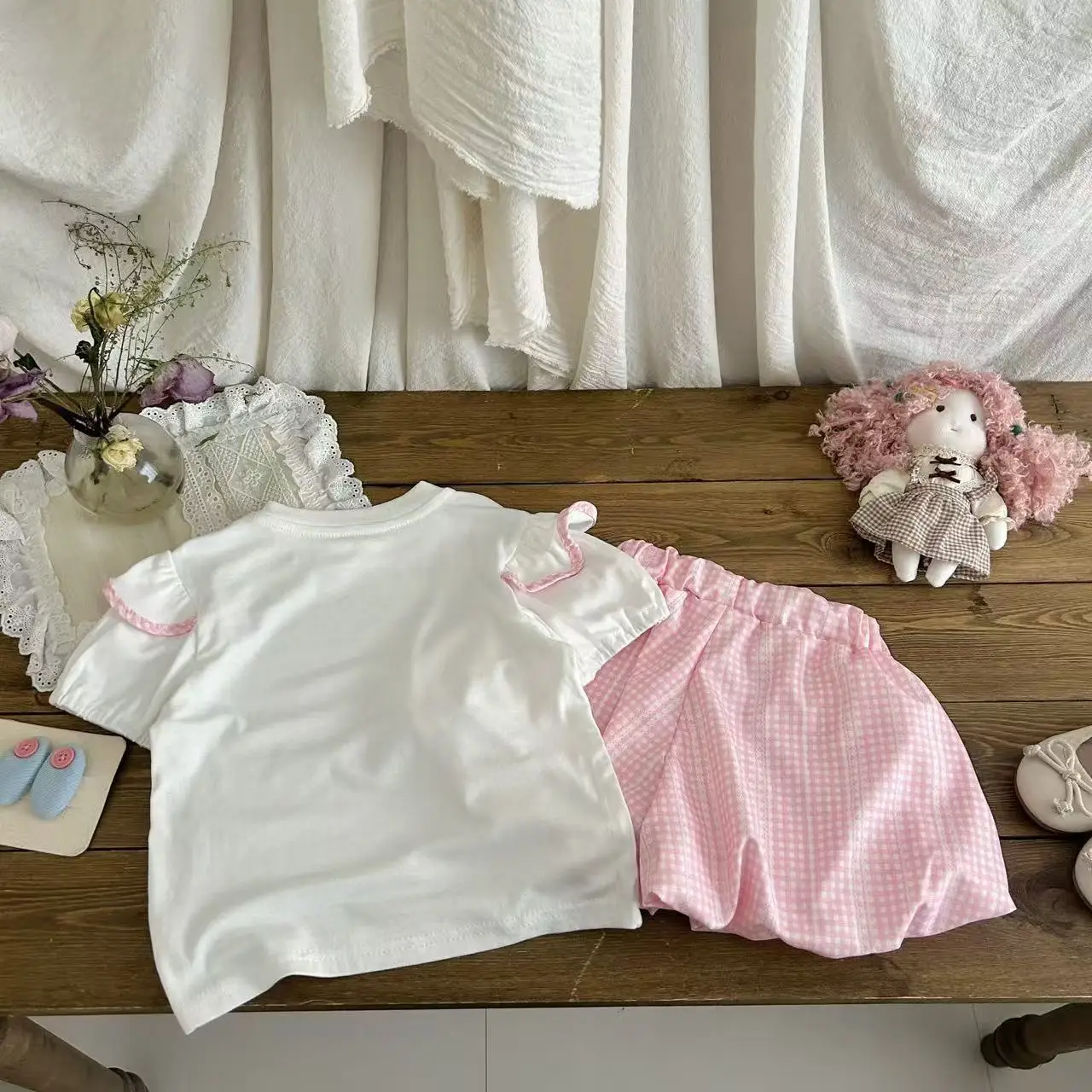 Conjunto en rosa para verano