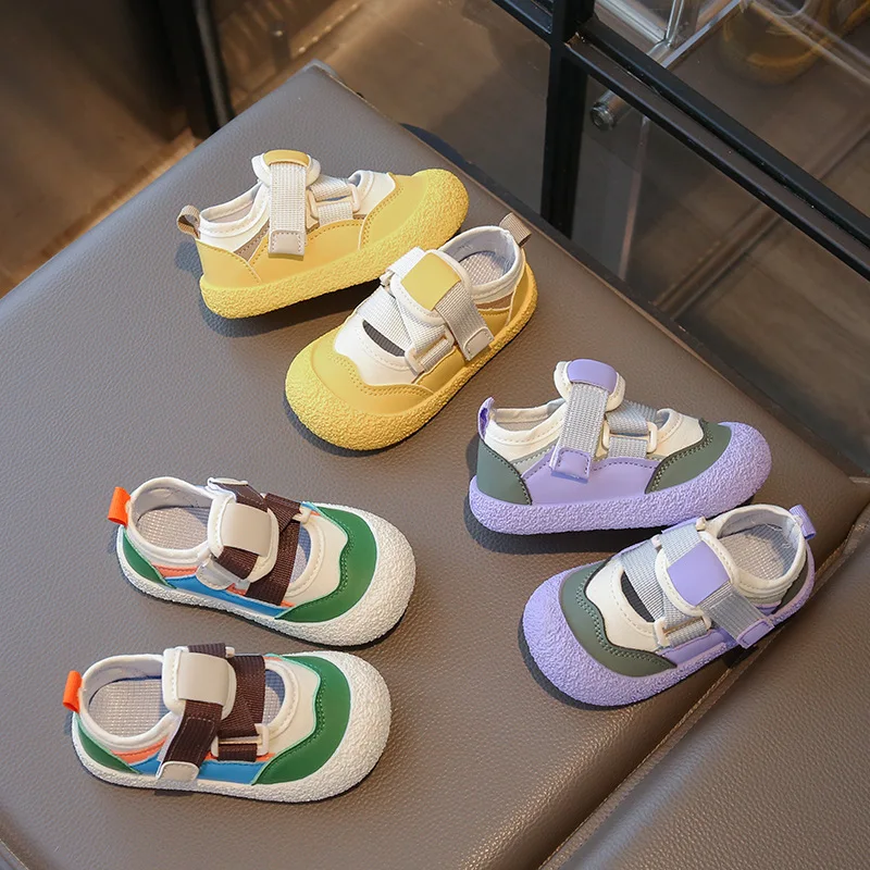 Zapatillas deportivas infantiles con suela blanda y antideslizante - imagen 4