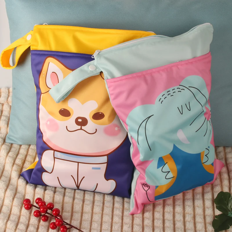 Babyshow Bolsa de Pañales Impermeable Reutilizable – Doble Cremallera - imagen 2
