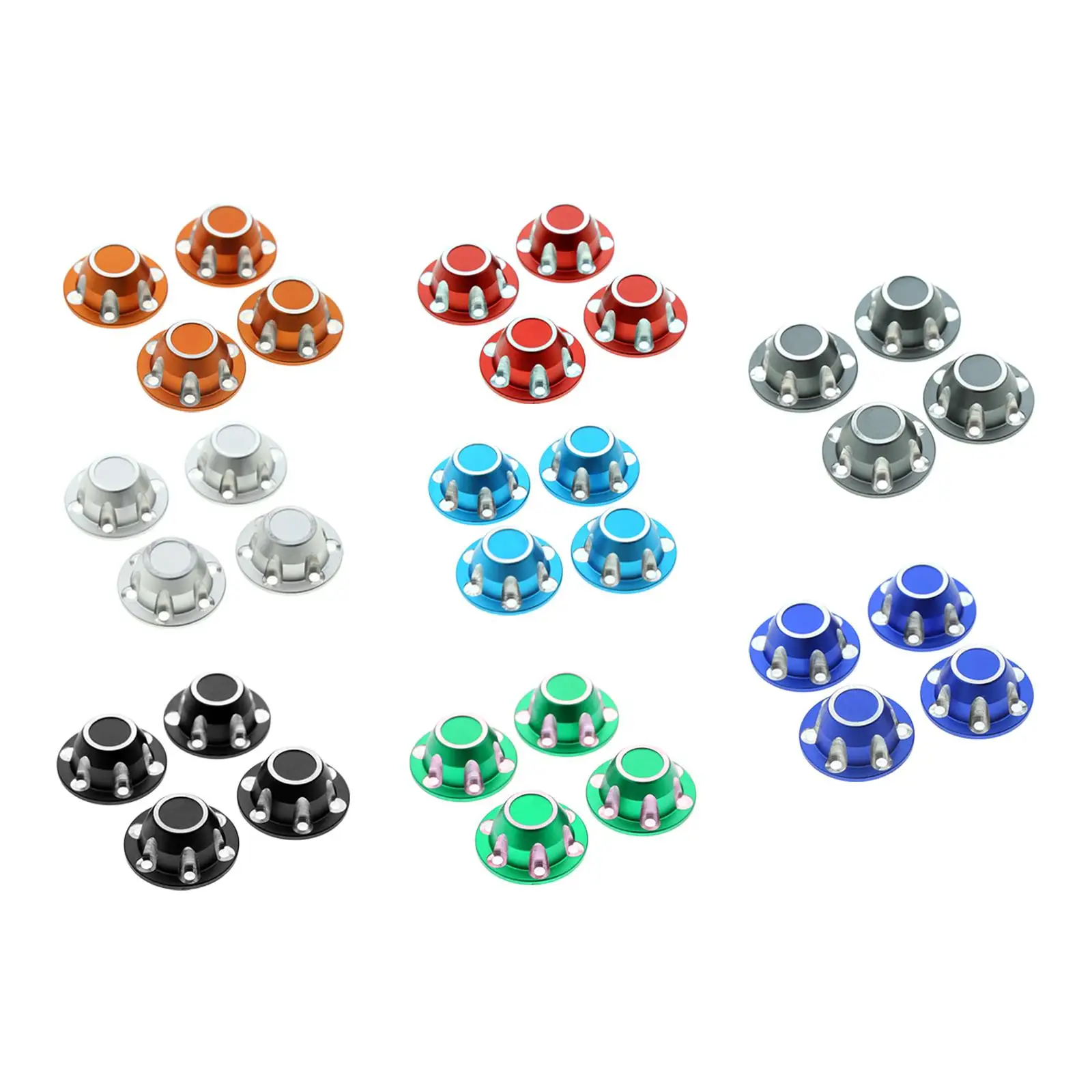 Axial SCX6 JLU tuercas de rueda antidesajuste - imagen 2