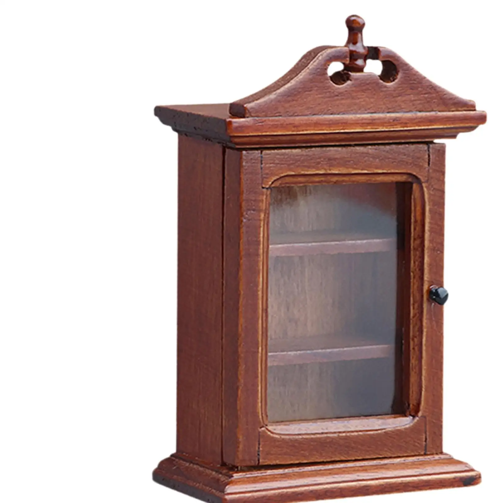 Mueble para casa de muñecas, puerta única estilo europeo - imagen 2