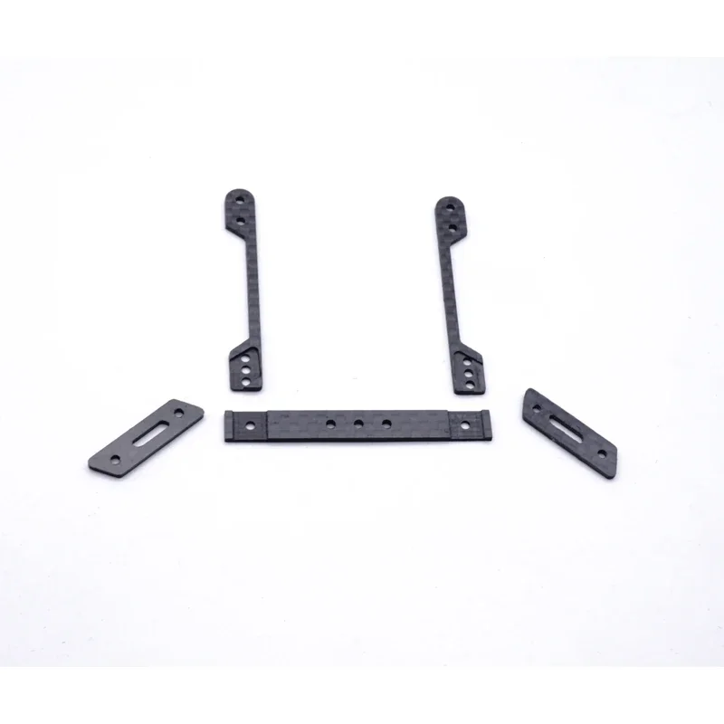 Placa amortiguadora frontal de carbono para chasis mini cuatro ruedas