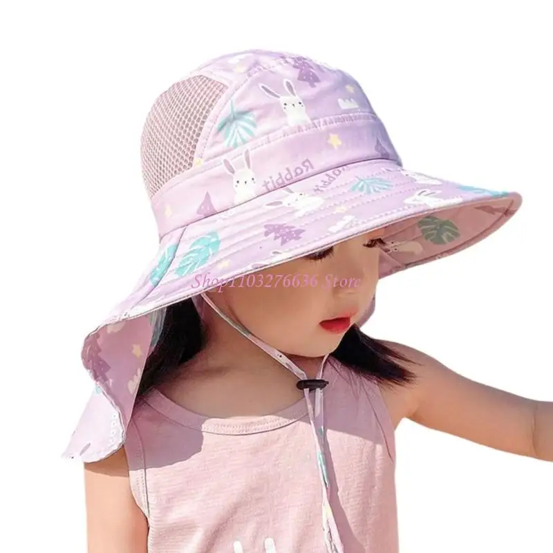 Sombrero pescador infantil con protección solar para exterior - imagen 4