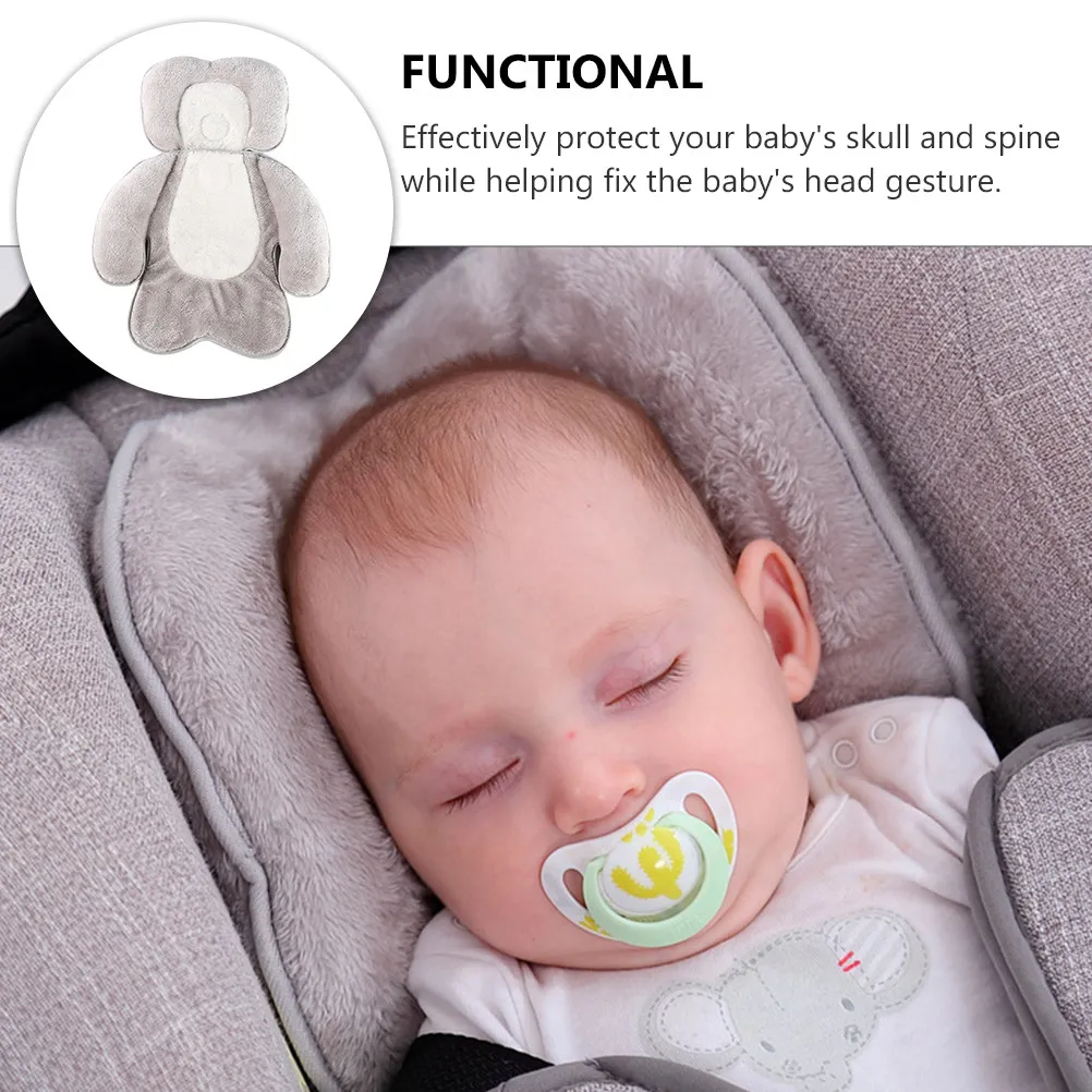 Colchoneta para dormir bebé en cuna con cojín corrector lavable