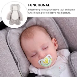 Colchoneta para dormir bebé en cuna con cojín corrector lavable
