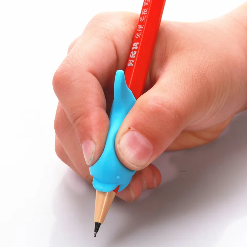 Portalápices siliconas ergonómicos para niños – Estimula escritura - imagen 4