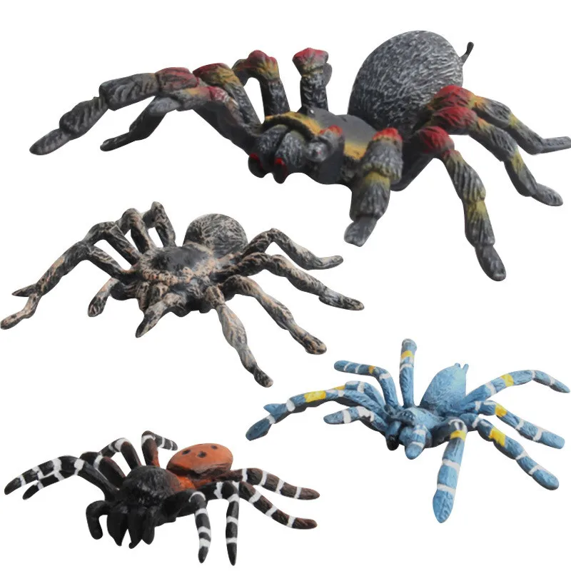 Juguete araña realista de plástico para niños - imagen 5