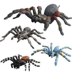 Juguete araña realista de plástico para niños