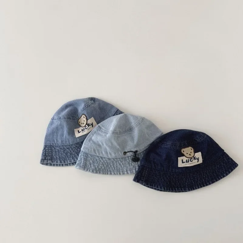 Gorra infantil de algodón con diseño de oso – Verano - imagen 2
