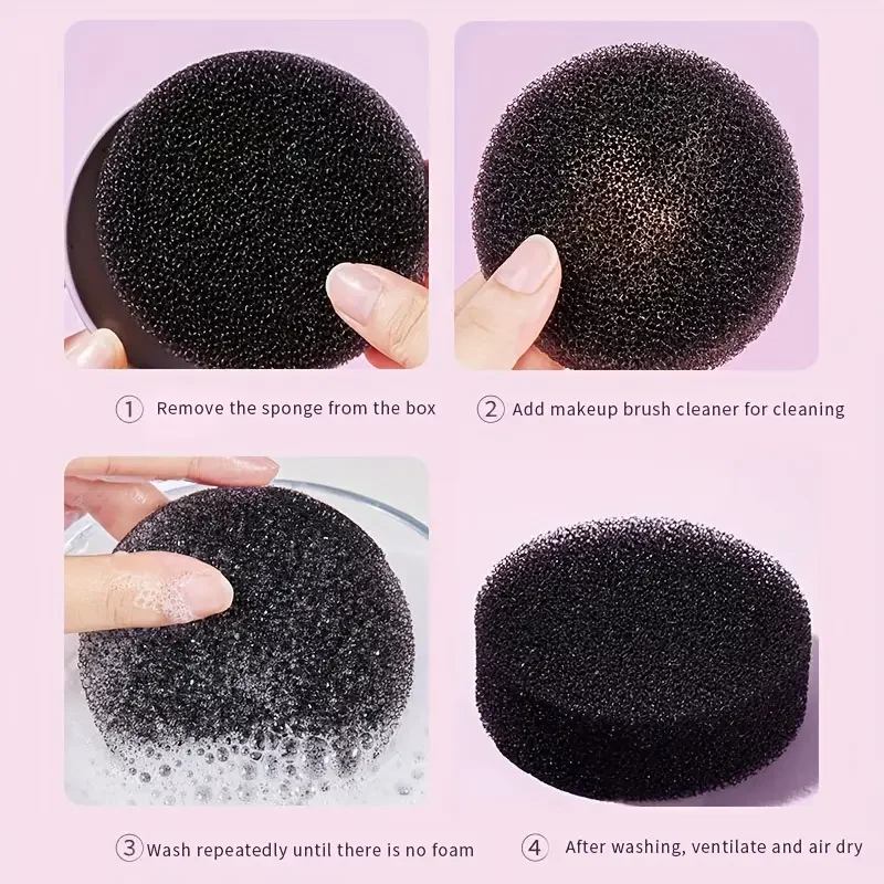 Limpiador de brochas de maquillaje: esponja limpiadora sin químicos - imagen 5