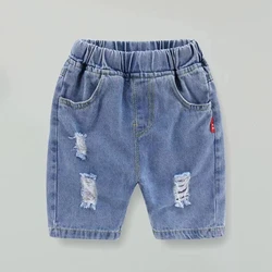 Pantalones vaqueros de verano de cinco bolsillos para niños
