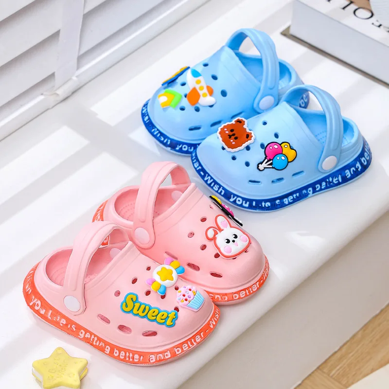 Zapatillas de jardín verano para bebés con dibujos y transpirables - imagen 4