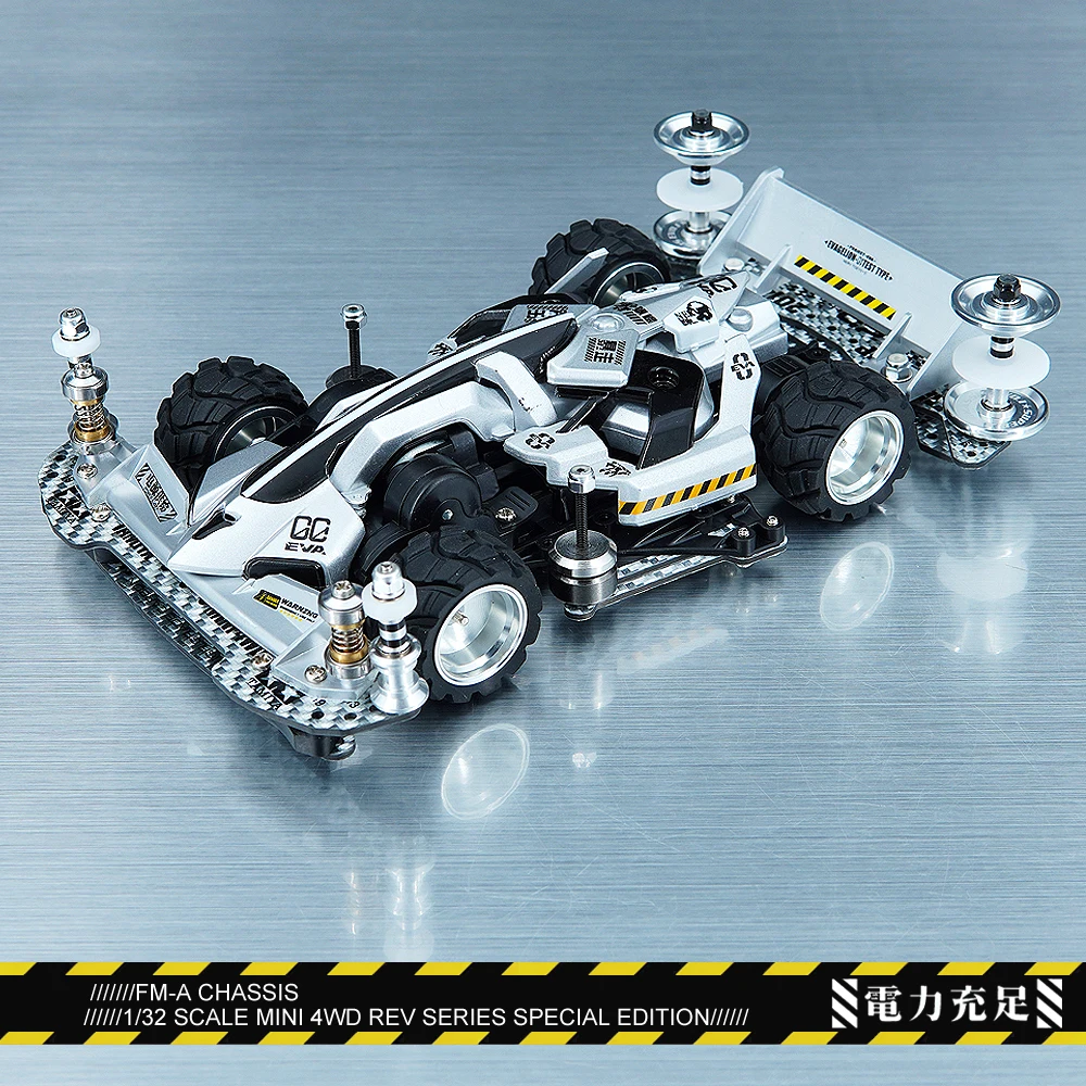 Mini 4WD MACH FRAME Silver Evo Edition – Coche RC para niños - imagen 5