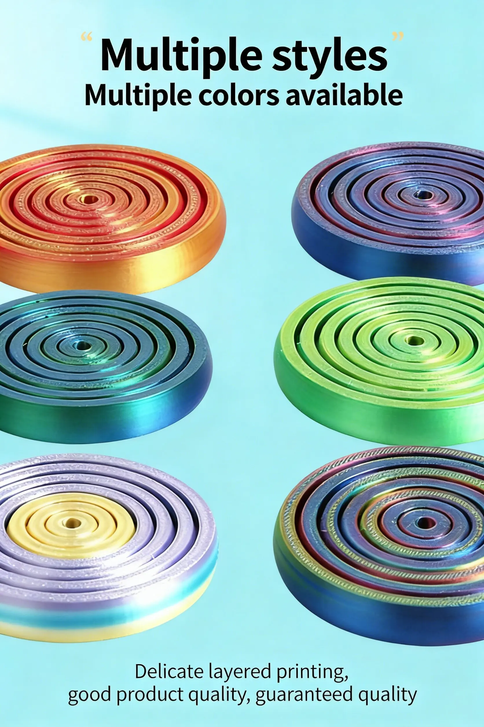 Spinner junto a accesorios de oficina en un escritorio
