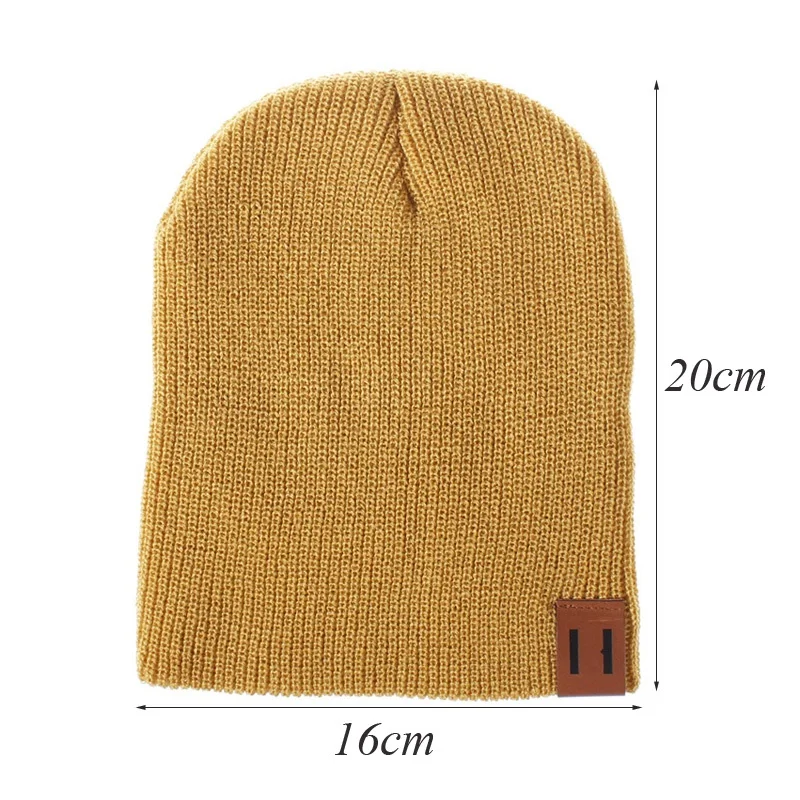 Gorro de punto de bebé para invierno y primavera con ajuste elástico - imagen 3