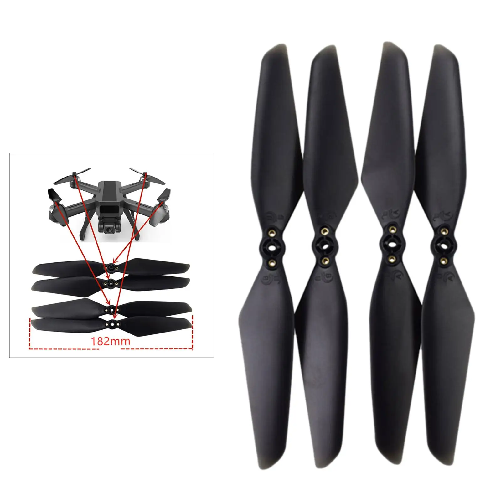 Hélices de dron RC con liberación rápida, repuestos ABS - imagen 2
