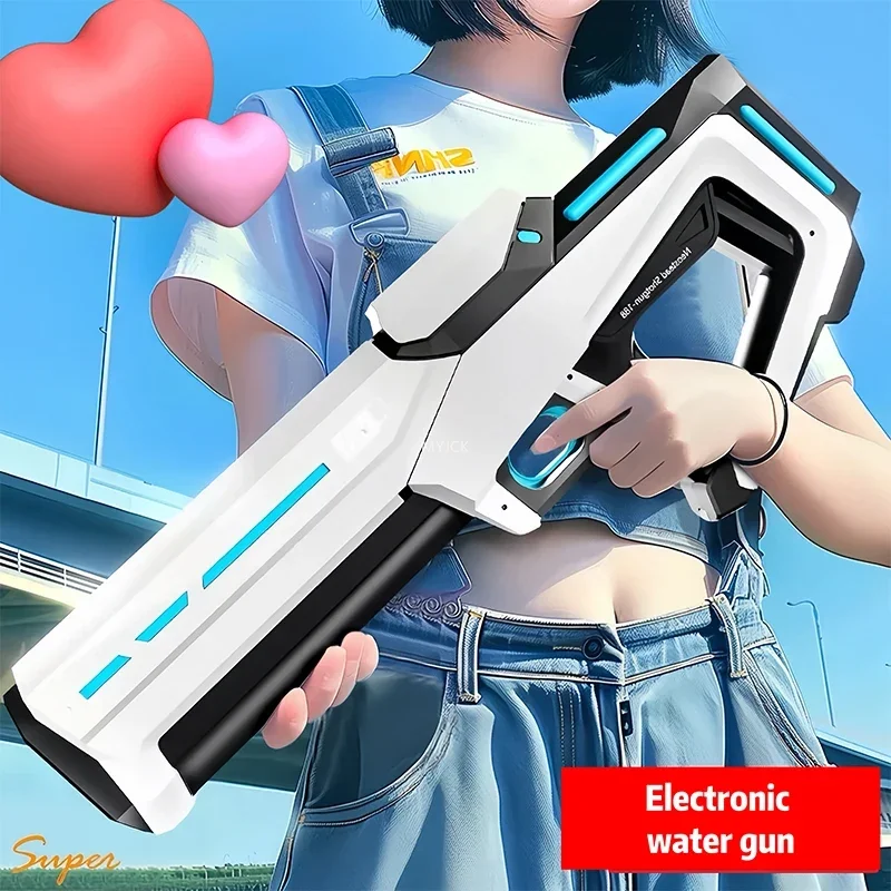 Pistolas de agua eléctricas con succión automática para niños - imagen 4