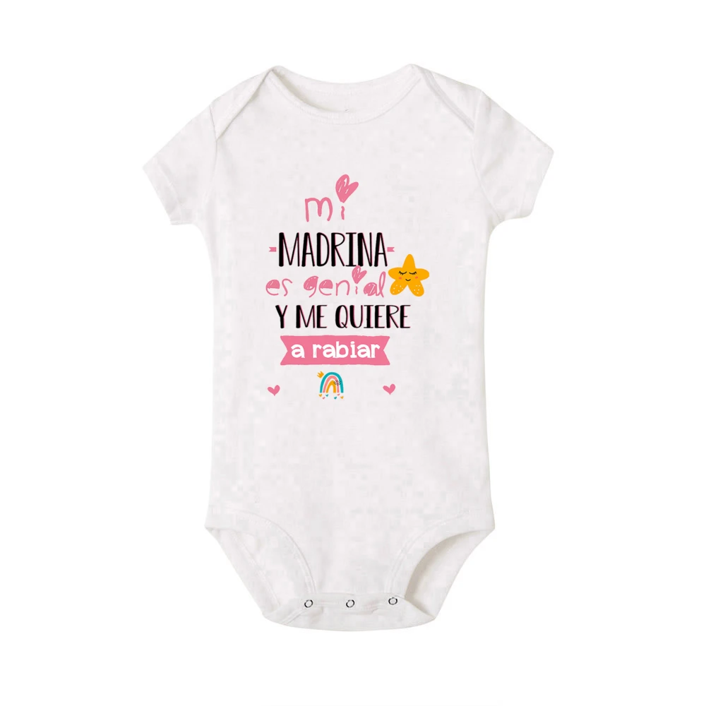 Body de bebé manga corta estampado divertido, estilo loco