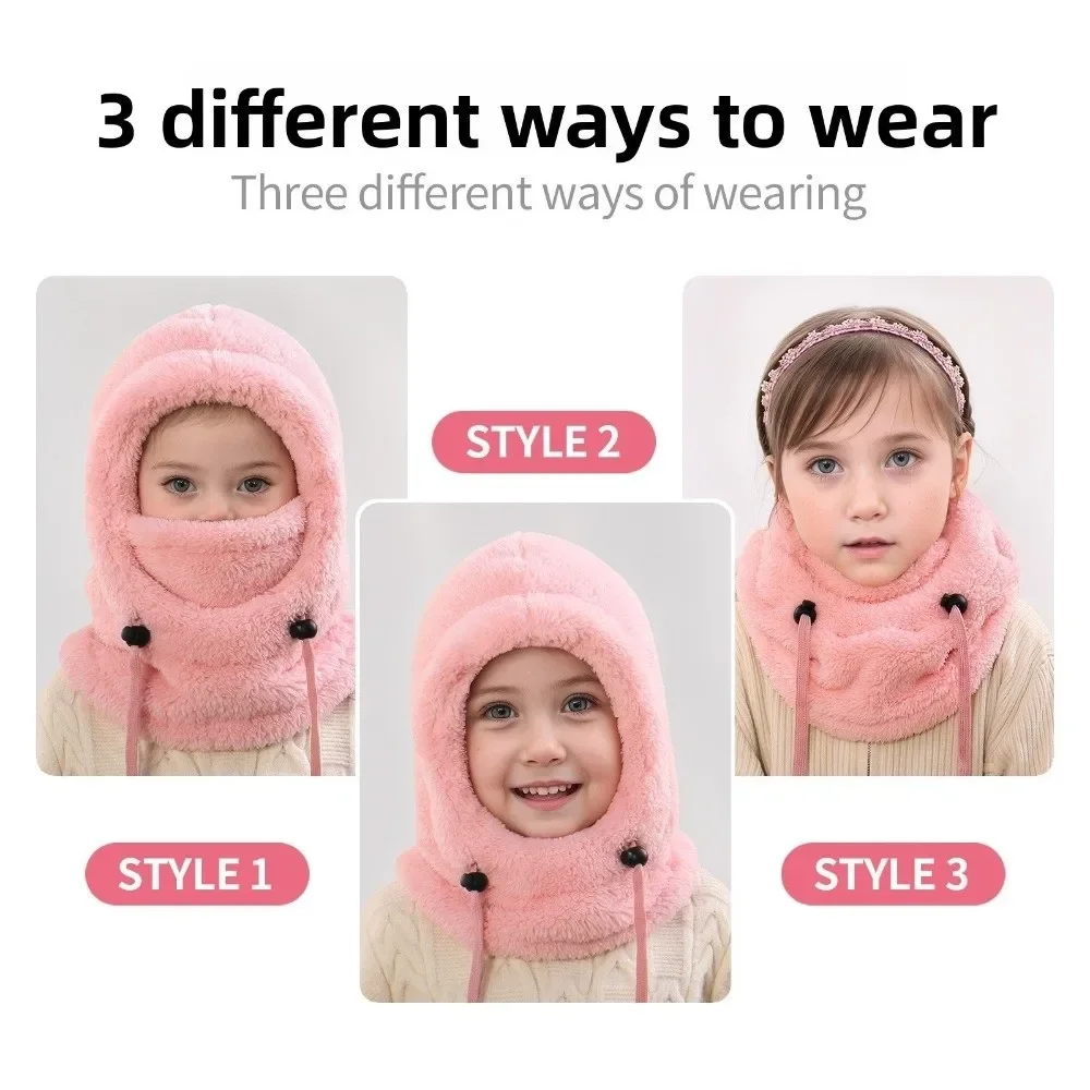 Gorro térmico con bufanda integrada para niño – Protección antiviento - imagen 2