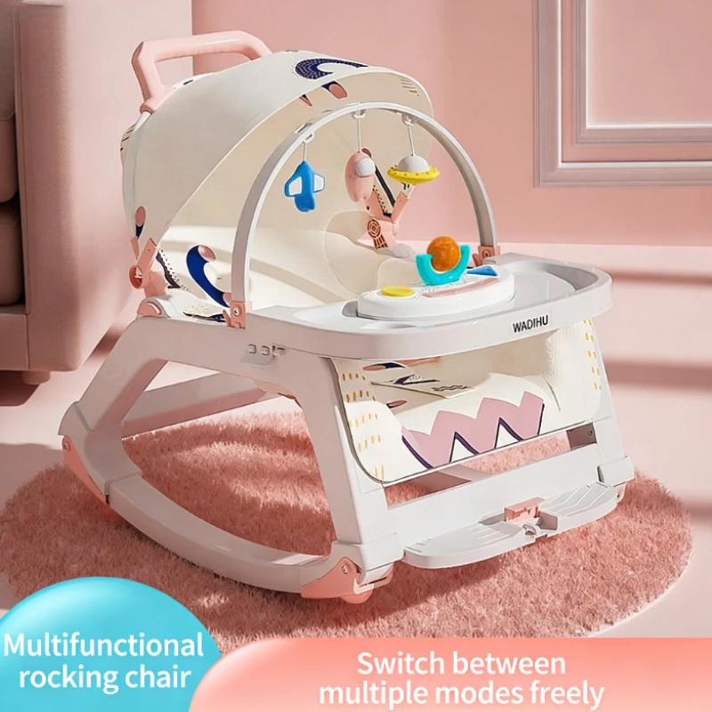Mecedora para bebé de madera para dormir y mecer con suavidad - imagen 5