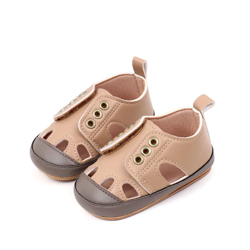 Zapatos de cuero para primeros pasos para bebé – Suela blanda - imagen 2