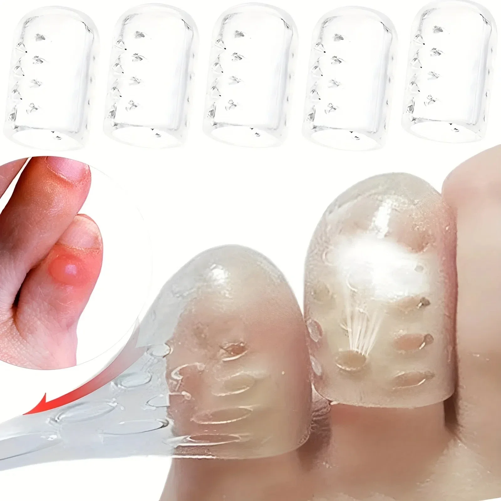 vvocci Protector de juanetes y ampollas para el dedo gordo del pie - imagen 5