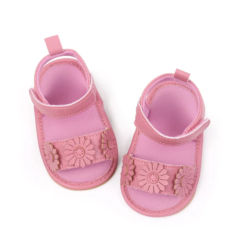 Sandalias de bebé transpirables con suela flexible primeros pasos - imagen 2