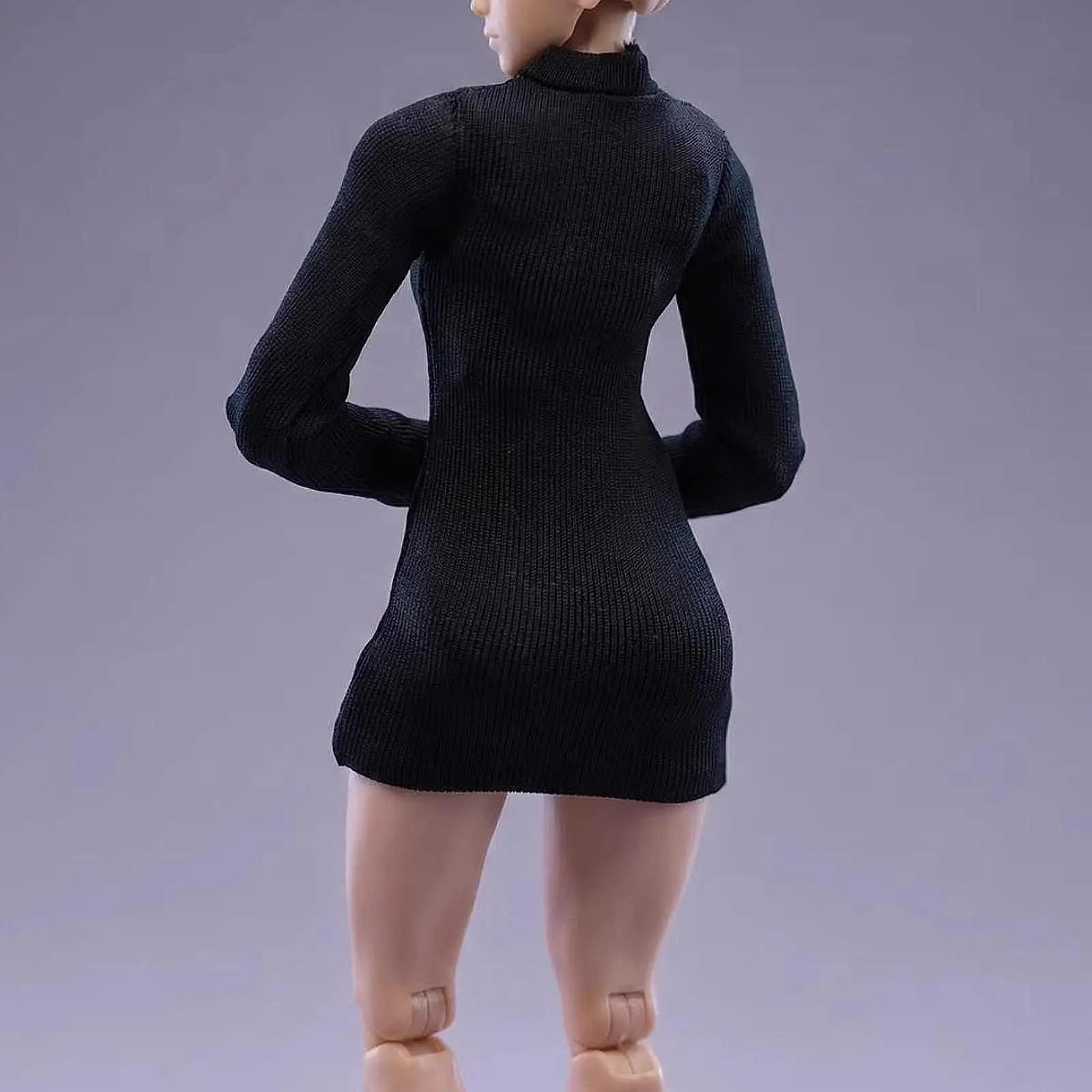 Vestido elástico para muñeca femenina miniatura, fácil de poner - imagen 4