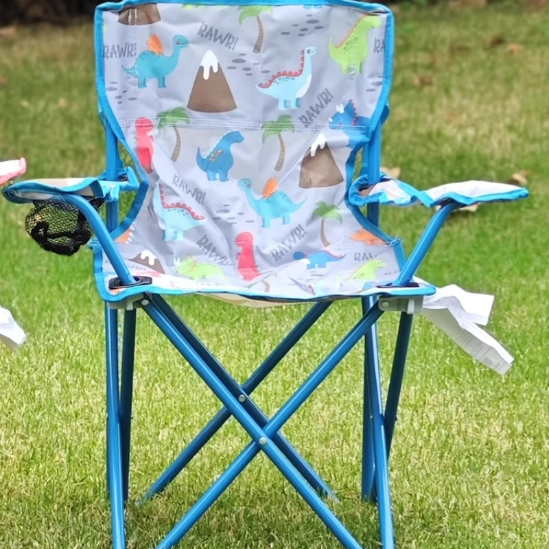 Silla plegable infantil de camping impermeable de acero antidesgarro - imagen 5