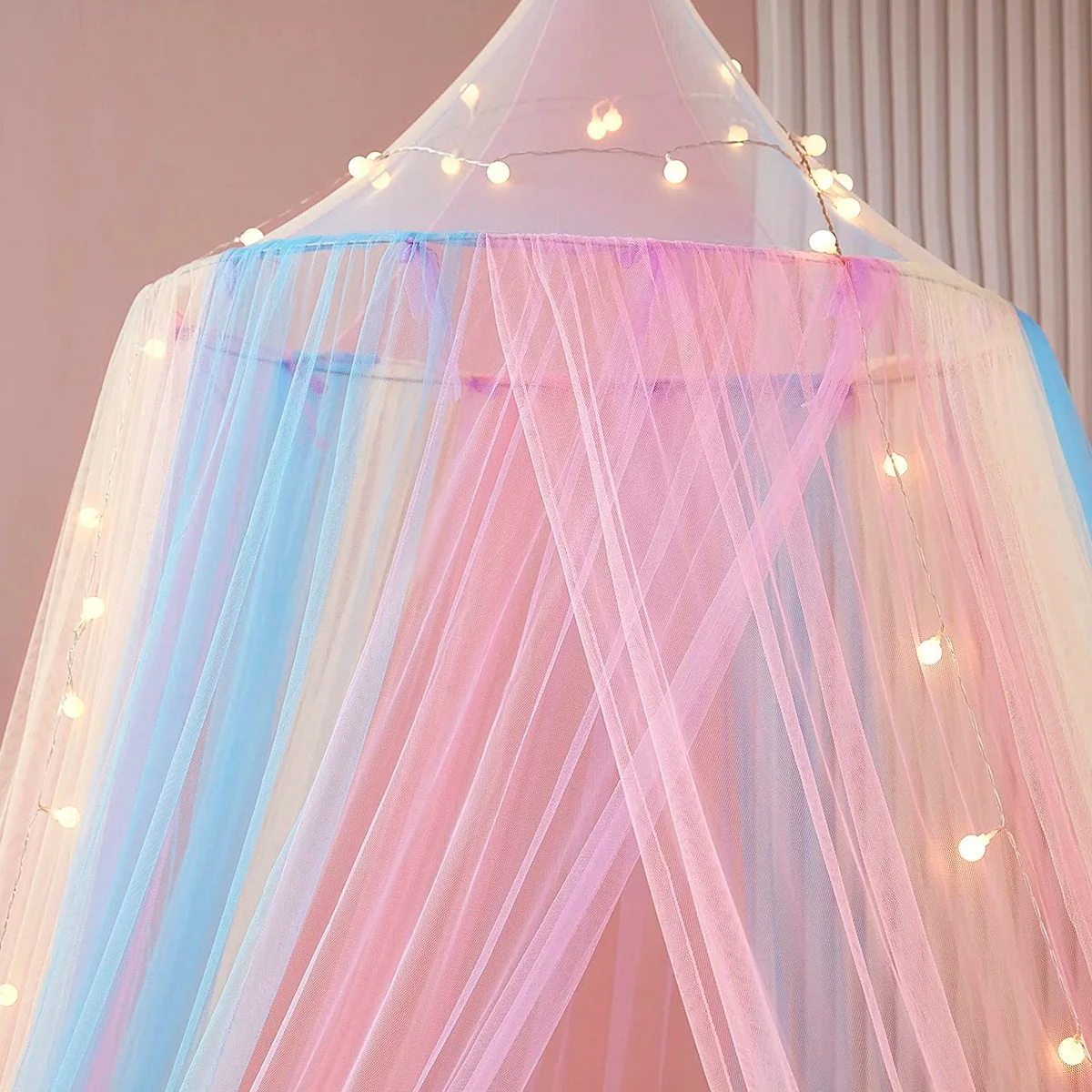 Mosquitera para cuna con dosel princesa arcoíris - imagen 3